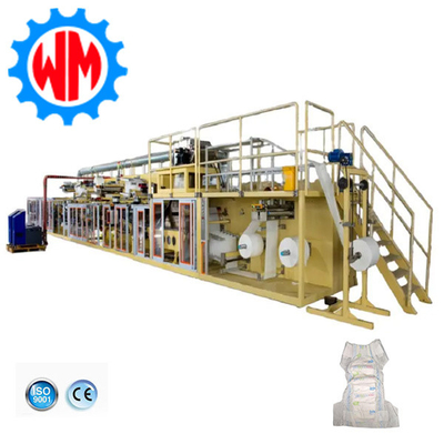 ซื้อ เครื่องทําผ้าอ้อมเด็ก PLC อัจฉริยะ ระบบเตือนก่อนส่งออกไปตะวันออกกลาง online manufacture