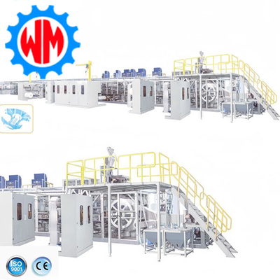 ซื้อ เครื่องผลิตผ้าอ้อมเด็กที่มีประสิทธิภาพกับกลไกการตอบสนอง online manufacture