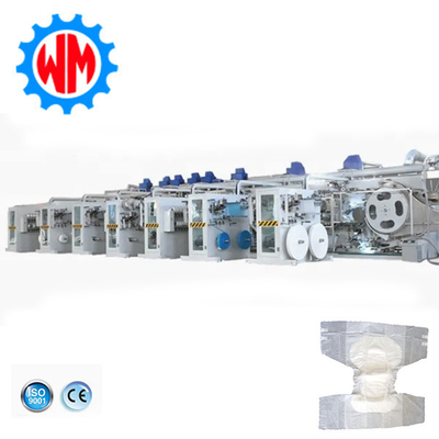 ซื้อ 300pcs/Min เครื่องจักรทําผ้าอ้อมสําหรับผู้ใหญ่ เครื่องจักรผ้าอ้อมพังที่มี CE online manufacture