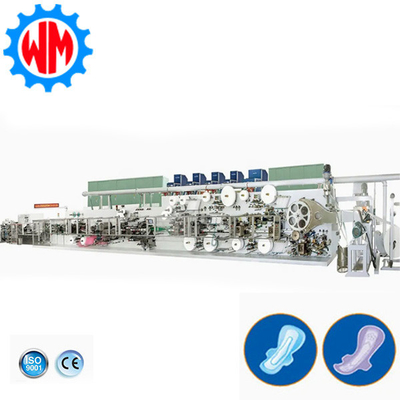 ซื้อ ขายร้อน ความเร็วสูง เครื่องจักรการผลิตถุงสุขอนามัยด้วยการปรับแต่งมืออาชีพ การผลิตออนไลน์
