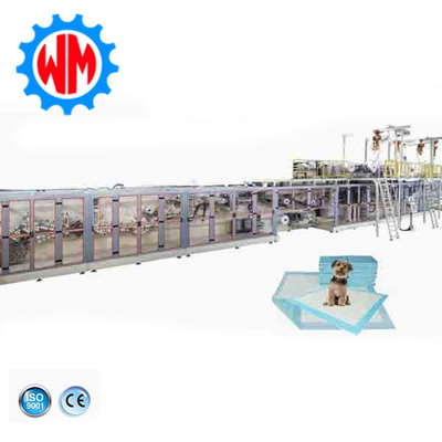 ซื้อ เครื่องทํา Underpad ความเร็วสูงคงที่ 250 เมตร/นาที online manufacture