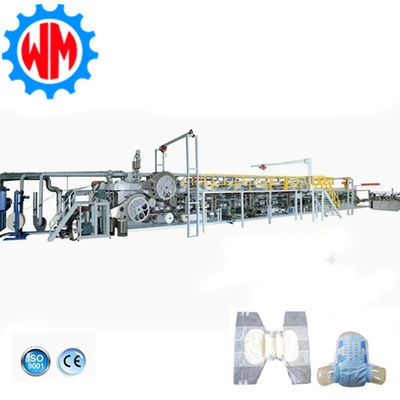 ซื้อ Versatile Full Servo Adult Diaper Making Machine for Various Sizes and Styles of Diapers การผลิตออนไลน์
