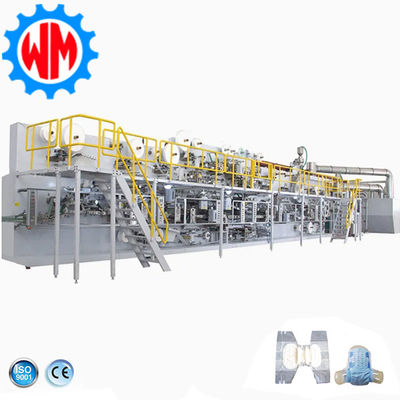 ซื้อ High-Performance Full Servo Adult Diaper Making Machine for Large-Scale Production Needs การผลิตออนไลน์