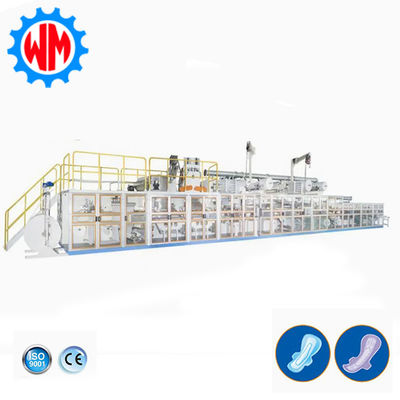 ซื้อ 1200pcs/min เครื่องทําผ้าคลุมสุขอนามัยแบบเต็มเซอร์โว พร้อมส่งออกวัสดุดิบ การผลิตออนไลน์