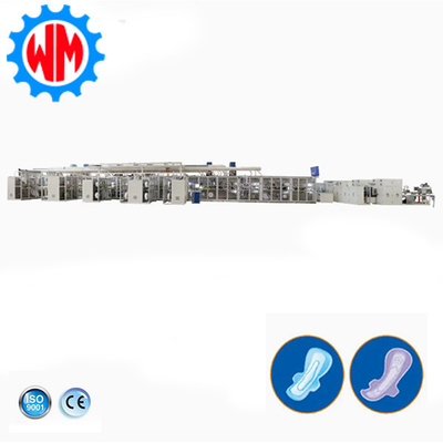 เครื่องจักรผลิตพัดสุขอนามัยแบบ Full Servo ความเร็วสูง พร้อมการปรับปรุงแบบมืออาชีพ 1500pcs/min
