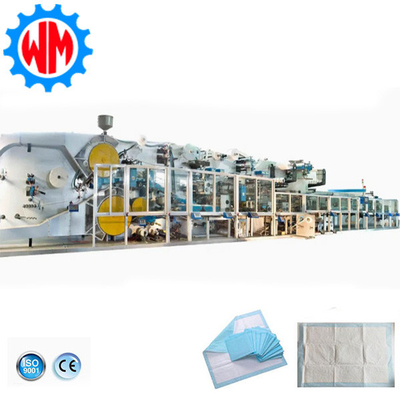เครื่องทํา Underpad Full Servo เครื่องทํา Underpad แบบใหม่ อุปกรณ์ฉลาดที่มี CE