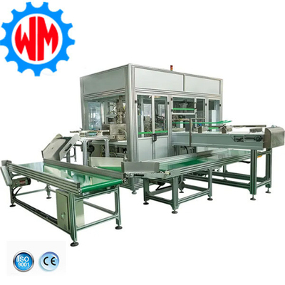 อัตโนมัติที่พัฒนา Stacker เครื่องบรรจุผ้าอ้อมที่สมบูรณ์แบบสําหรับสายการผลิต