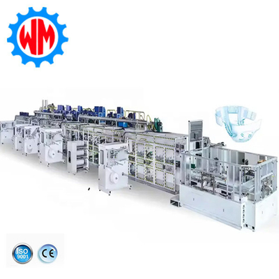Global Export Full Servo Big Ring Waist Baby Diaper Making Machinery ปรับแต่งตามความต้องการของลูกค้า
