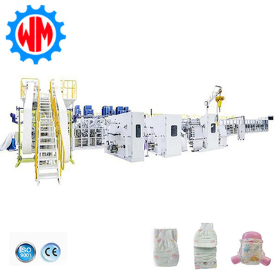 2025 เครื่องผลิตผ้าอ้อมเด็กขนาดใหญ่ ขนาด 600pcs/min