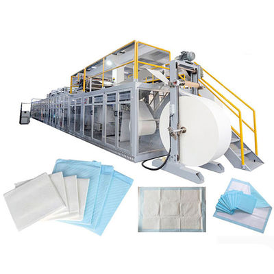 ความเร็วสูง 350m / นาที ภายใต้สายการผลิต Pad ด้วยการบรรจุอัตโนมัติ